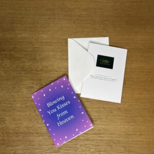 Blowing You Kisses From Heaven - Greeting Card