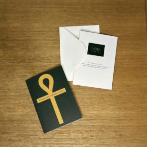 Ankh - Bound by Love, Carried by Eternity - Greeting Card