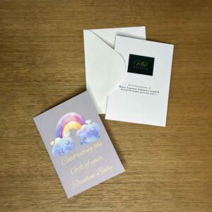 Celebrating the Gift of Your Rainbow Baby - Greeting Card